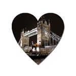 London Bridge Night Magnet (Heart)