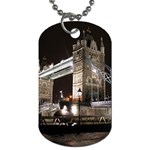 London Bridge Night Dog Tag (One Side)