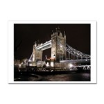 London Bridge Night Sticker A4 (10 pack)