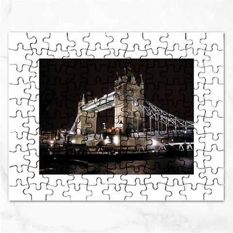 London Bridge Night Jigsaw Puzzle (Rectangular) from ArtsNow.com Front