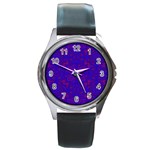 Purple Pilick2 Round Metal Watch