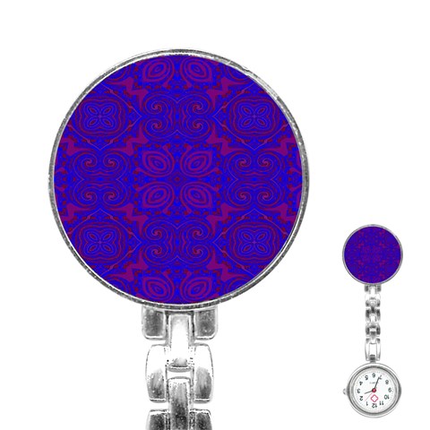 Purple Pilick2 Stainless Steel Nurses Watch from ArtsNow.com Front
