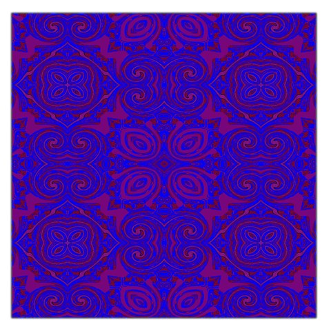Purple Pilick2 Large Satin Scarf (Square) from ArtsNow.com Front
