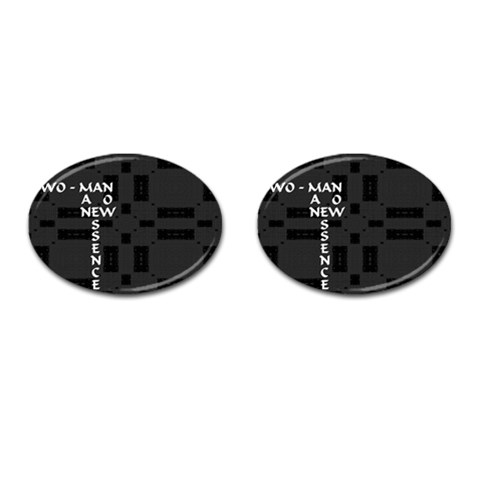 Woman Essence Cufflinks (Oval) from ArtsNow.com Front(Pair)