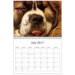 Claude 18 month calendar 2017 Jul 2017