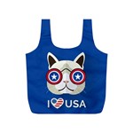 Cat_i_love_usa Reusable Bag (S)