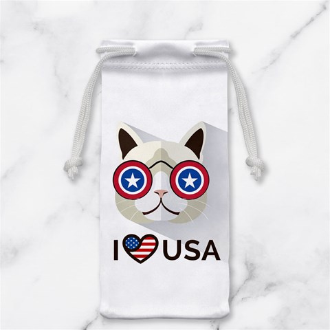 Cat_i_love_usa Jewelry Bag from ArtsNow.com Front