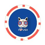 Cat_i_love_usa Poker Chip