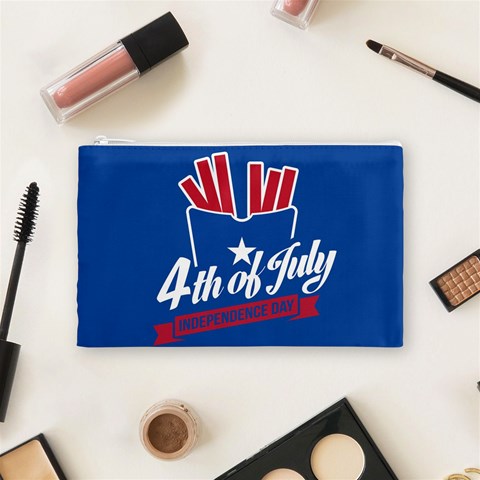 USA fries 4july Cosmetic Bag (Medium) from ArtsNow.com Front