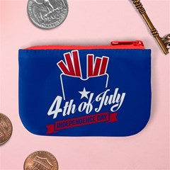 USA fries 4july Coin Change Purse from ArtsNow.com Back