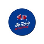 USA fries 4july Drink Coasters 4 Pack (Round)