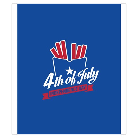 USA fries 4july Drawstring Pouch (Small) from ArtsNow.com Front