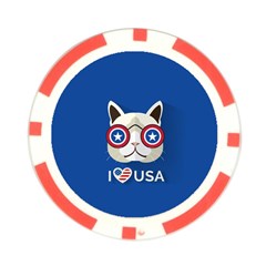 Cat_i_love_usa Poker Chip from ArtsNow.com Back