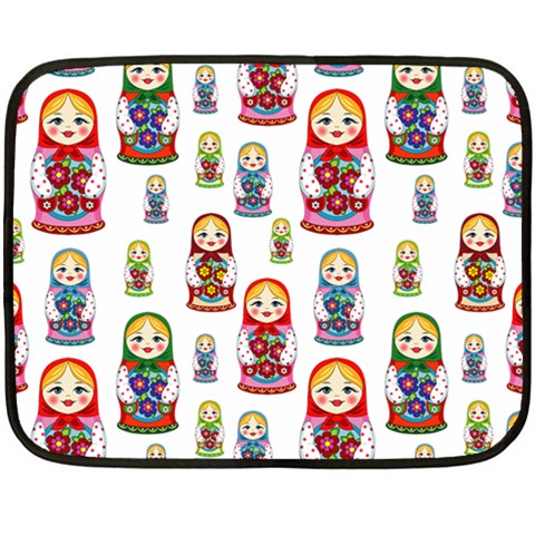 Russian Dolls Double Sided Fleece Blanket (Mini) from ArtsNow.com 35 x27  Blanket Front