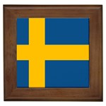 Swedish Flag Framed Tile