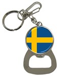 Swedish Flag Bottle Opener Key Chain