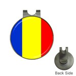 Romanian Flag Golf Ball Marker Hat Clip