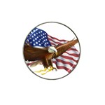 American Eagle Flag Hat Clip Ball Marker (10 pack)