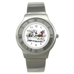 Alice In Wonderland Mad Hatter Tea Party Stainless Steel Watch