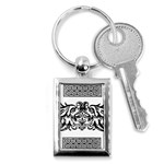 Celtic Dragons Key Chain (Rectangle)