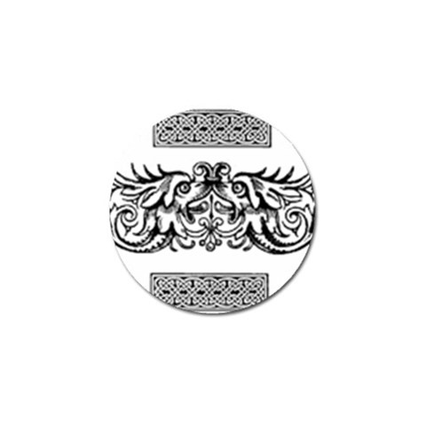 Celtic Dragons Golf Ball Marker (4 pack) from ArtsNow.com Front
