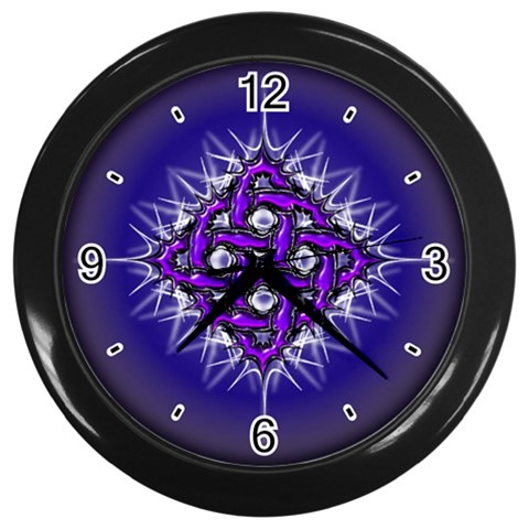 Celectric Knot Wall Clock (Black) from ArtsNow.com Front