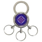 Celectric Knot 3-Ring Key Chain