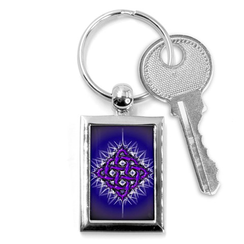 Celectric Knot Key Chain (Rectangle) from ArtsNow.com Front