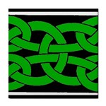 Celtic Knot_Green Tile Coaster