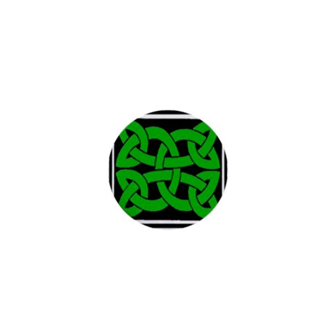 Celtic Knot_Green 1  Mini Magnet from ArtsNow.com Front