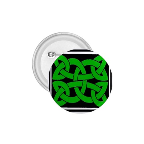 Celtic Knot_Green 1.75  Button from ArtsNow.com Front