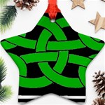 Celtic Knot_Green Ornament (Star)