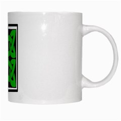 Celtic Knot_Green White Mug from ArtsNow.com Right