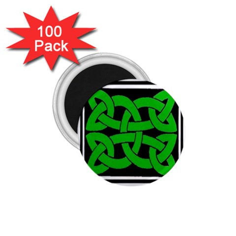 Celtic Knot_Green 1.75  Magnet (100 pack)  from ArtsNow.com Front