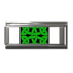 Celtic Knot_Green Superlink Italian Charm (9mm)