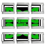 Celtic Knot_Green 9mm Italian Charm (9 pack)