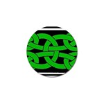 Celtic Knot_Green Golf Ball Marker