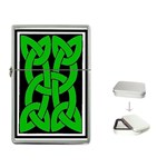 Celtic Knot_Green Flip Top Lighter