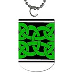 Celtic Knot_Green Dog Tag (Two Sides)
