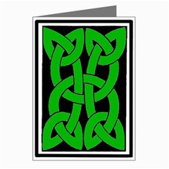 Celtic Knot_Green Greeting Card from ArtsNow.com Left