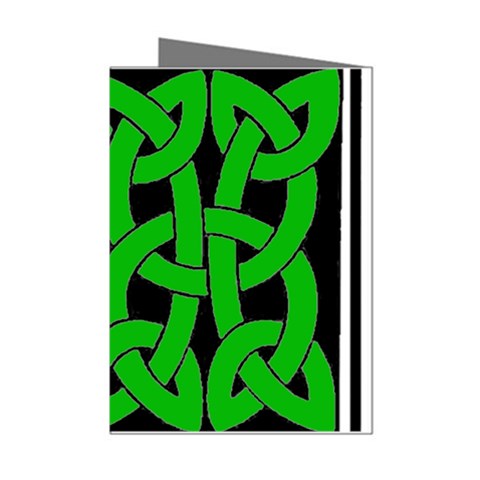 Celtic Knot_Green Mini Greeting Cards (Pkg of 8) from ArtsNow.com Left