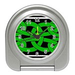 Celtic Knot_Green Travel Alarm Clock