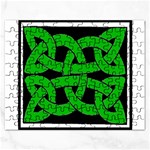 Celtic Knot_Green Jigsaw Puzzle (Rectangular)