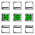 Celtic Knot_Green Mega Link Italian Charm (9 pack)