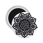 Celtic Mandala B&W 2.25  Magnet