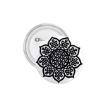 Celtic Mandala B&W 1.75  Button