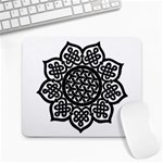 Celtic Mandala B&W Large Mousepad