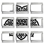 Celtic Mandala B&W 9mm Italian Charm (9 pack)