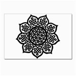 Celtic Mandala B&W Postcards 5  x 7  (Pkg of 10)