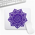 Celtic Mandala_violet Large Mousepad